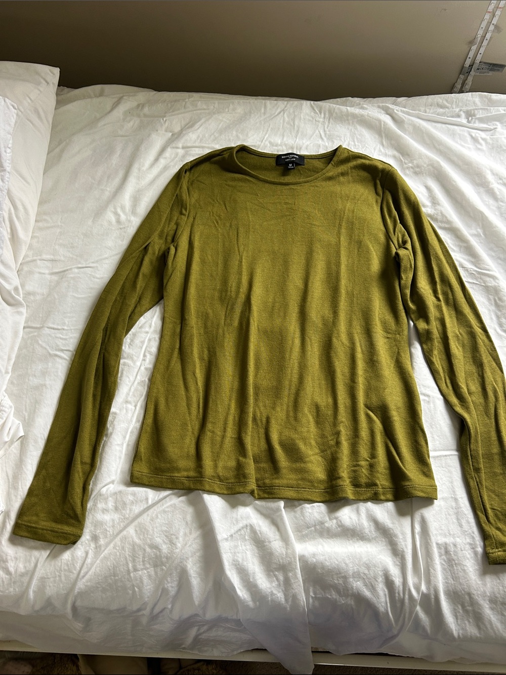 Banana Republic Olive Green Crewneck Sweater